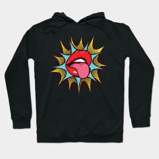 Pop art makeup vintage Hoodie